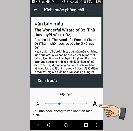 Thay đổi kích thước